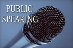 Get over fear of public speaking